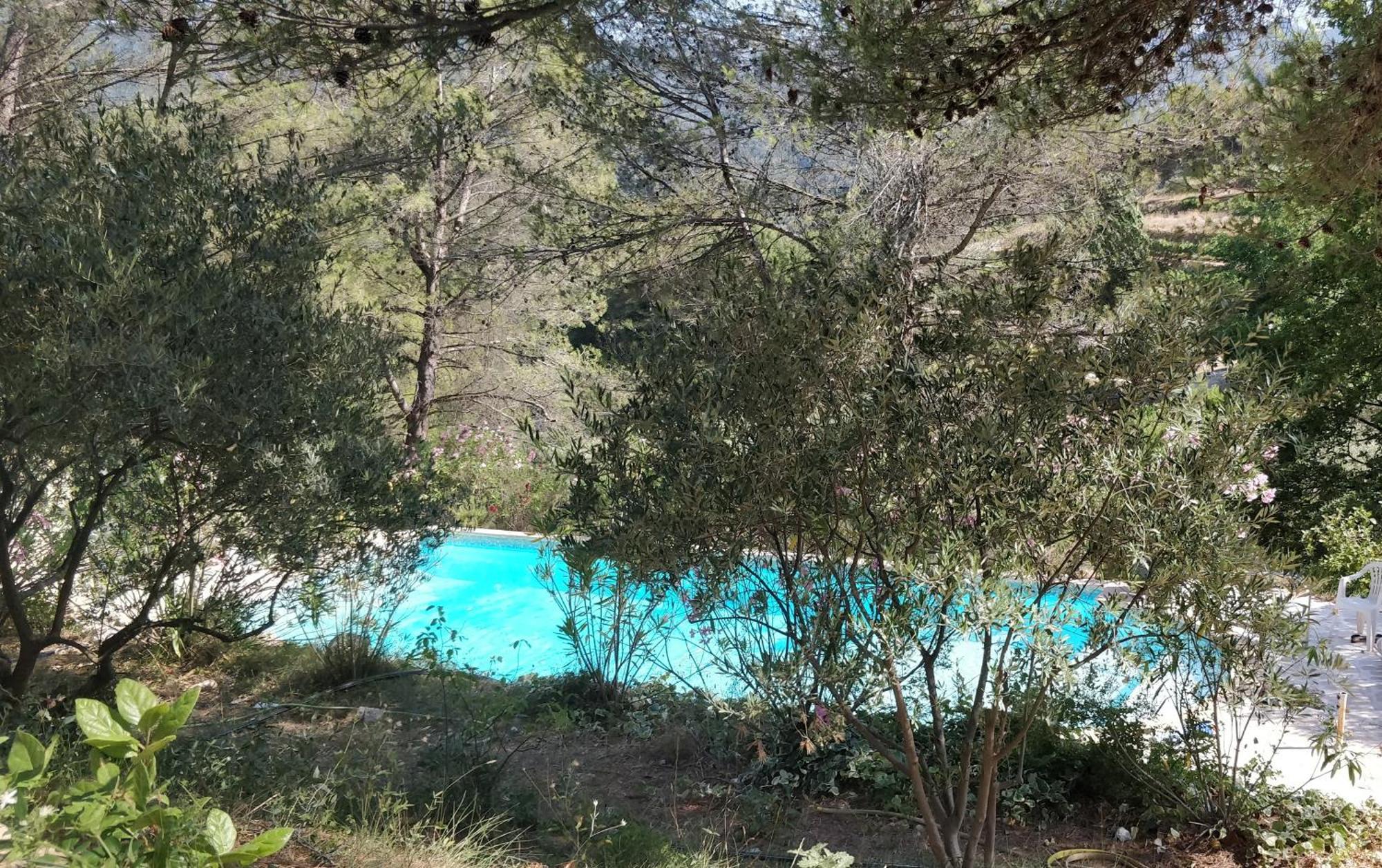 Villa Cigalons En Pleine Pinede Avec Piscine Chauffee De Mai A Septembre Auriol Luaran gambar