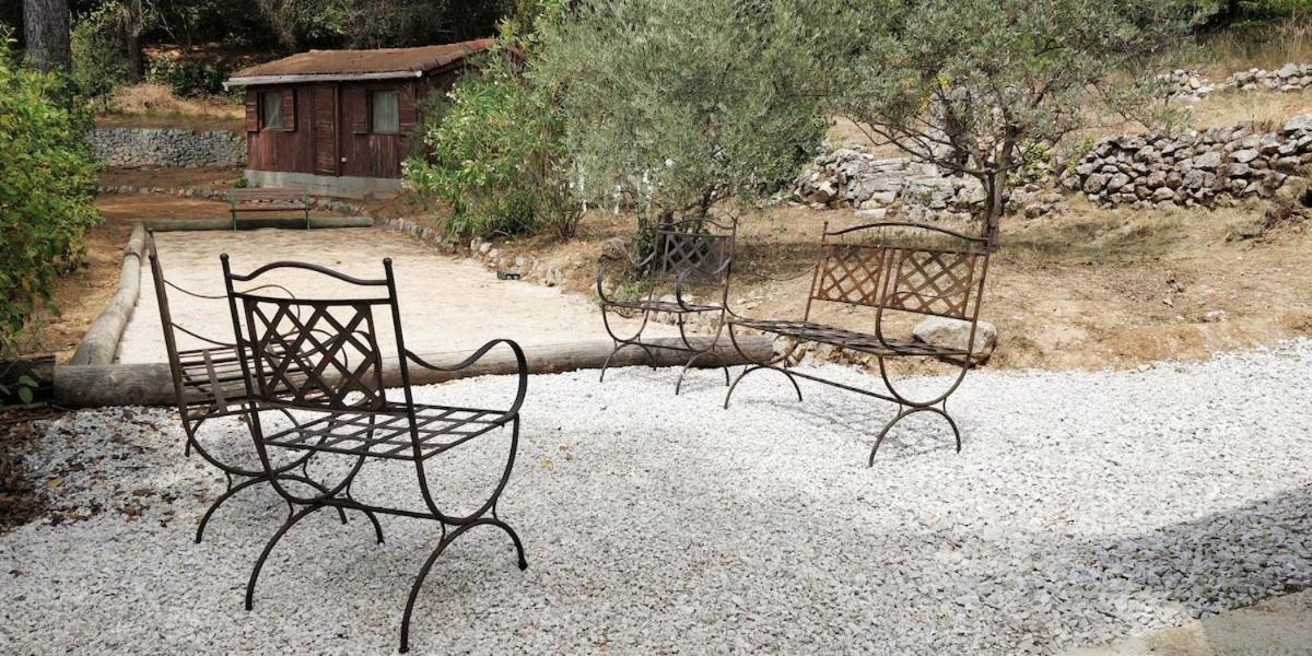Villa Cigalons En Pleine Pinede Avec Piscine Chauffee De Mai A Septembre Auriol Luaran gambar