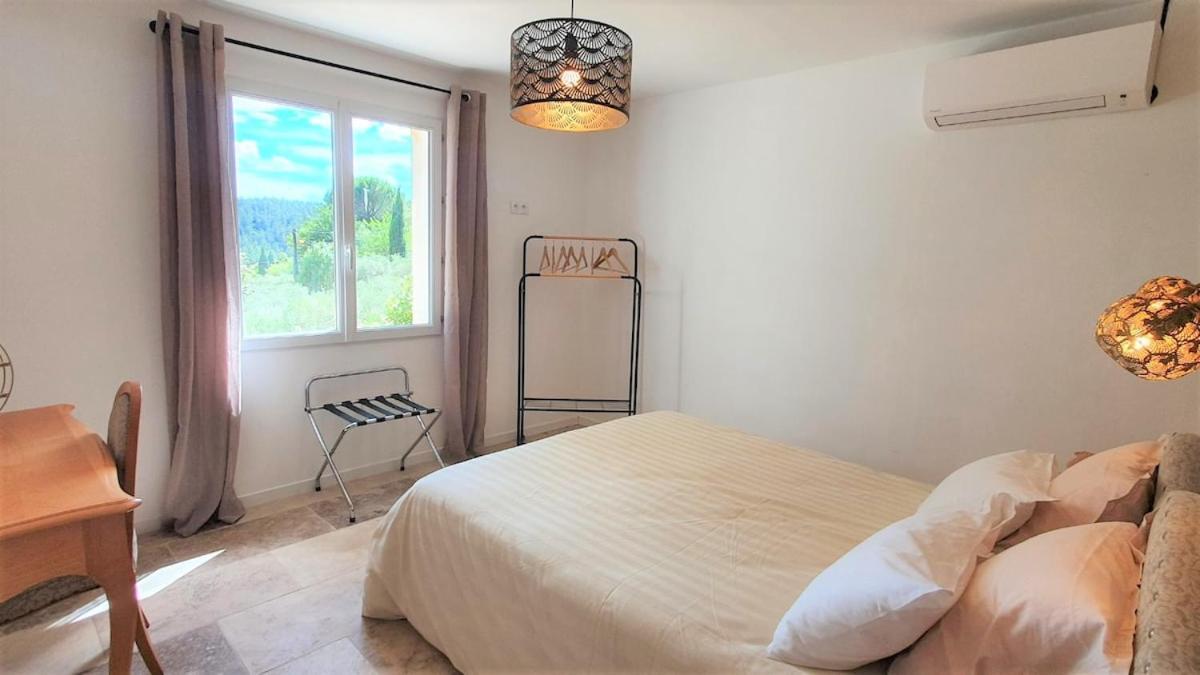 Villa Cigalons En Pleine Pinede Avec Piscine Chauffee De Mai A Septembre Auriol Luaran gambar